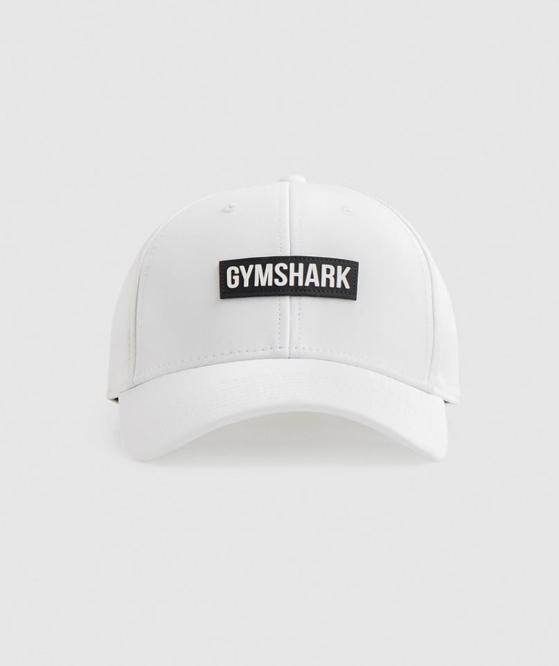 Gymshark Snapback Kappen Weiß | 67401JSIZ