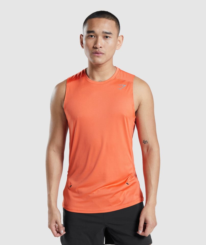 Gymshark Speed Evolve Muskelshirt Herren Orange | 05893JOCY