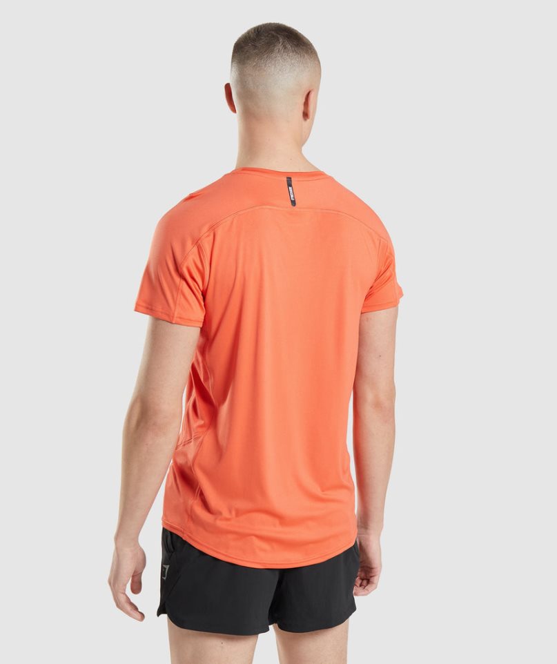 Gymshark Speed Evolve T-shirts Herren Orange | 82063VDSU