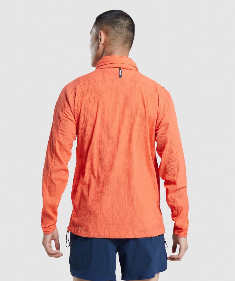 Gymshark Speed Evolve Windjacke Herren Orange | 52197CHXB