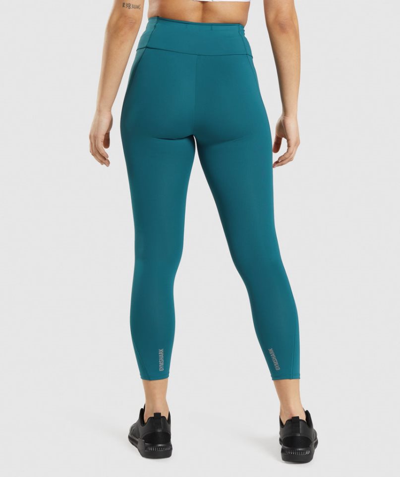 Gymshark Speed Leggings Damen Türkis | 03847TVRF