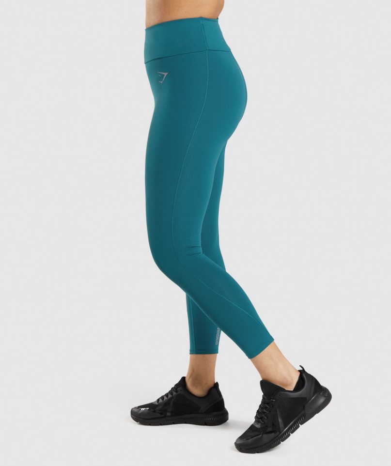 Gymshark Speed Leggings Damen Türkis | 03847TVRF