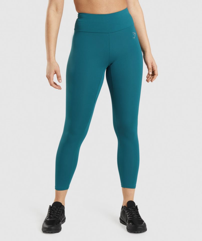 Gymshark Speed Leggings Damen Türkis | 03847TVRF