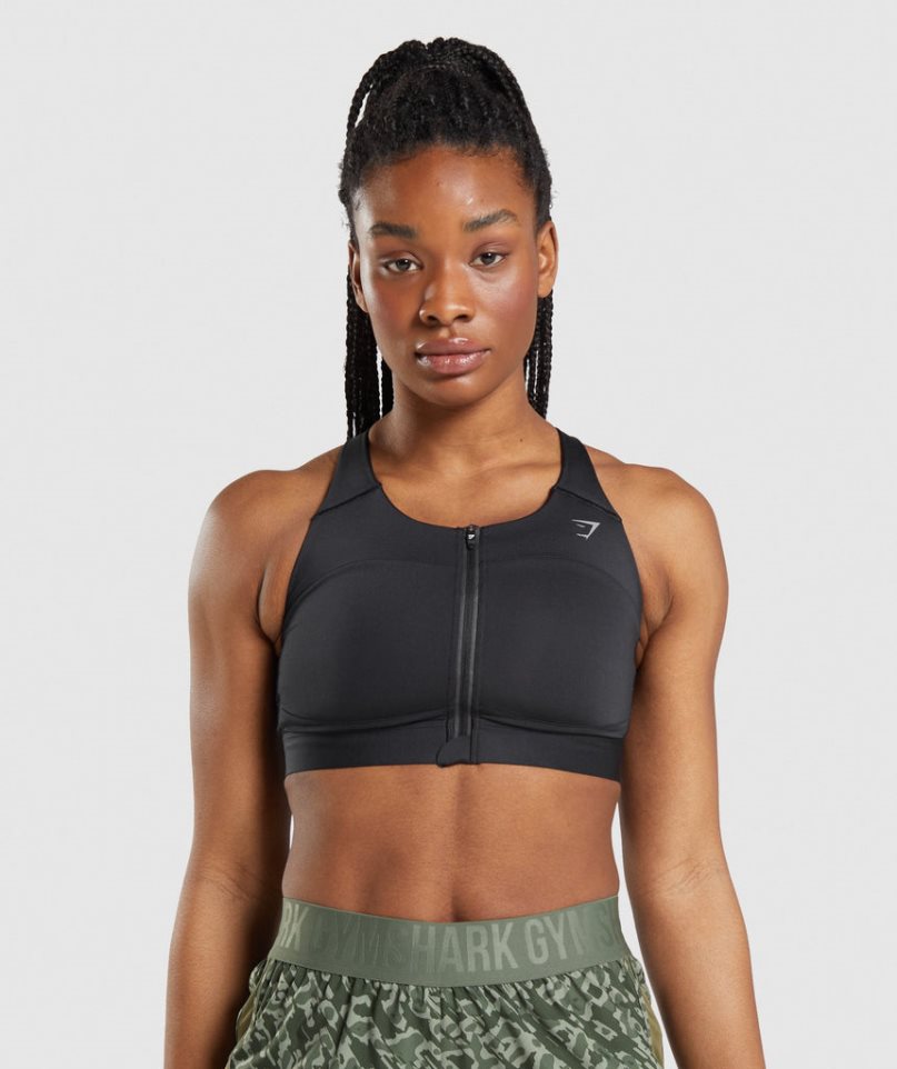 Gymshark Speed Sport Bh Damen Schwarz | 53016IPGS