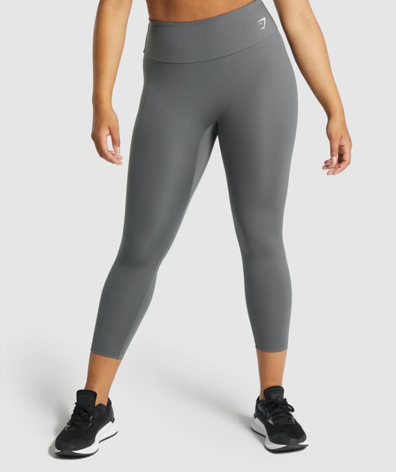 Gymshark Sport 7/8 Leggings Damen Grau | 08237USTP