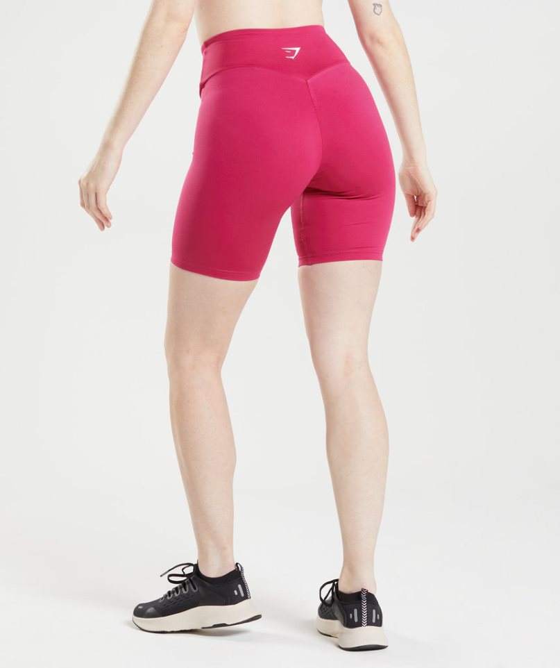 Gymshark Sport Cycling Kurze Hose Damen Rosa | 02814LCYD