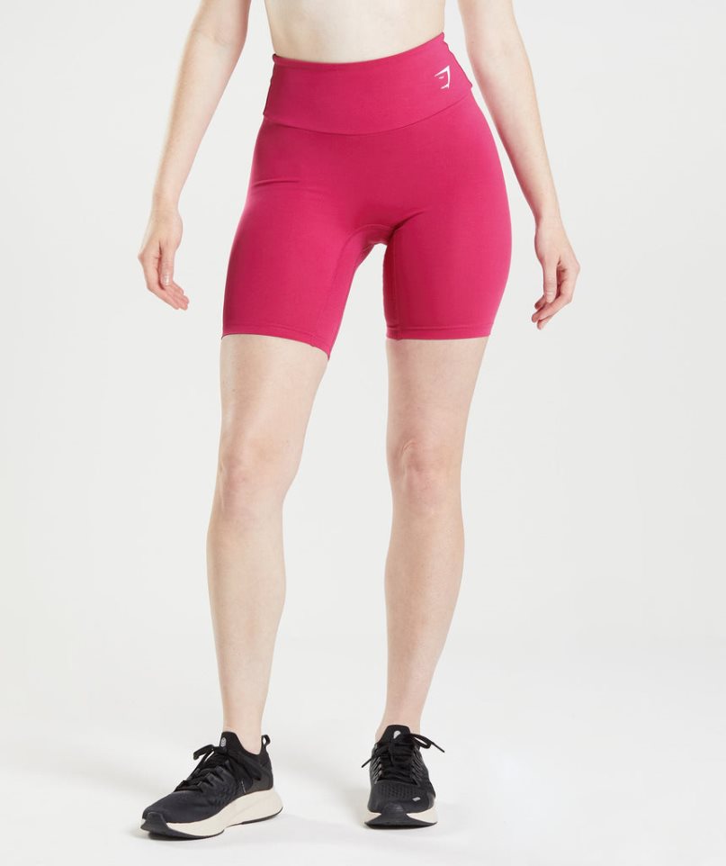 Gymshark Sport Cycling Kurze Hose Damen Rosa | 02814LCYD