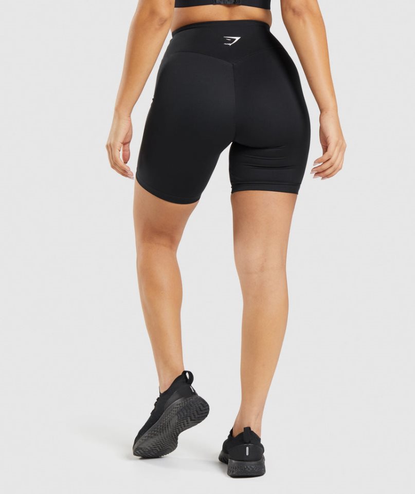 Gymshark Sport Cycling Kurze Hose Damen Schwarz | 08167FBPM