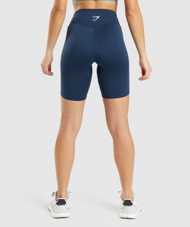 Gymshark Sport Cycling Kurze Hose Damen Navy | 20617PFSE