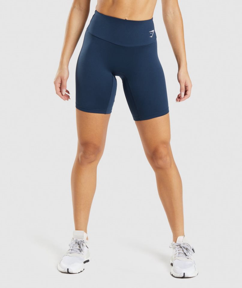 Gymshark Sport Cycling Kurze Hose Damen Navy | 20617PFSE