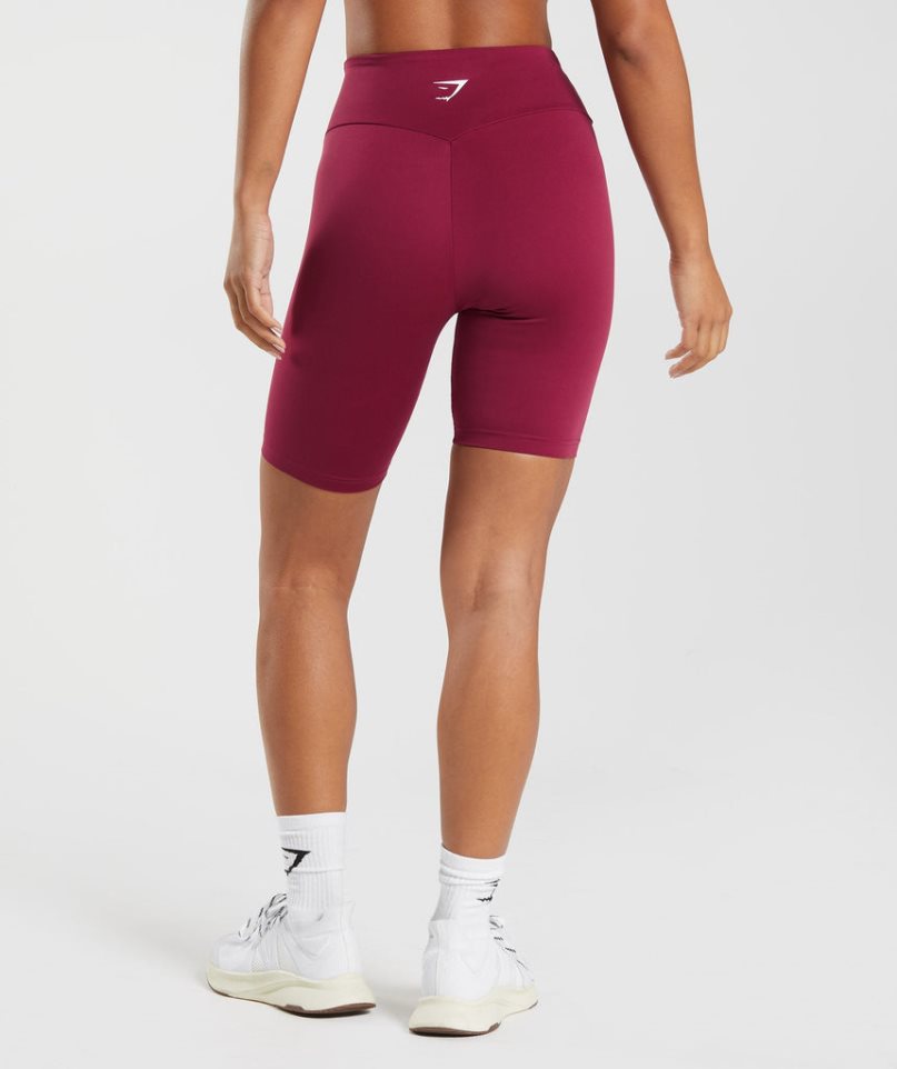 Gymshark Sport Cycling Kurze Hose Damen Fuchsie | 68153XECT