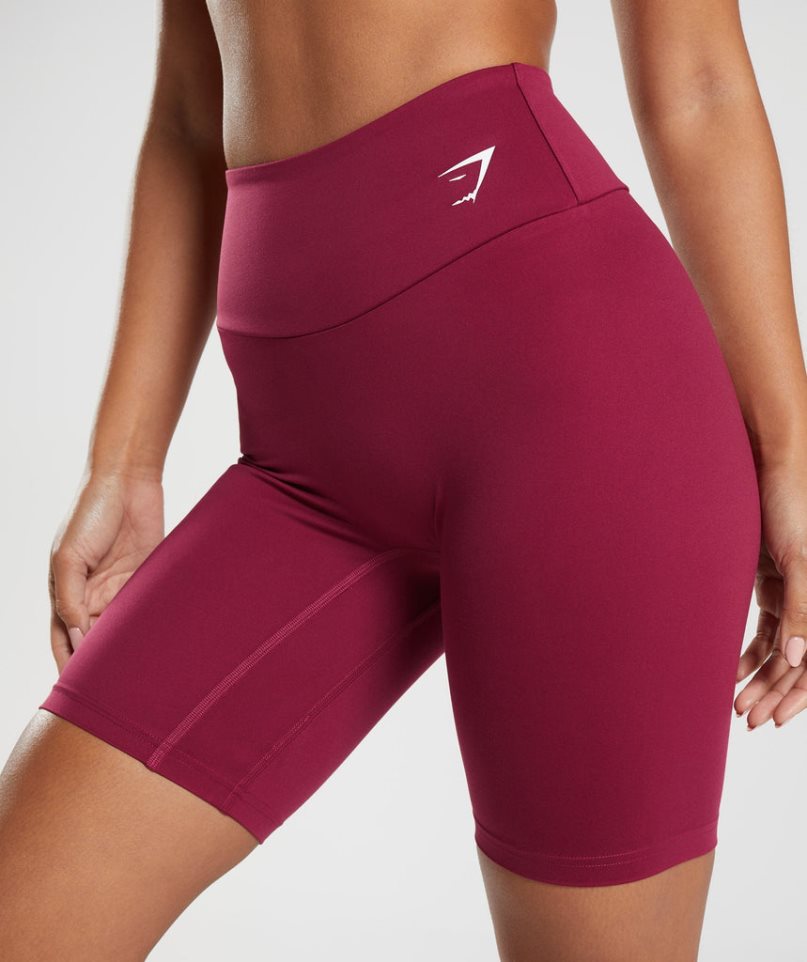 Gymshark Sport Cycling Kurze Hose Damen Fuchsie | 68153XECT