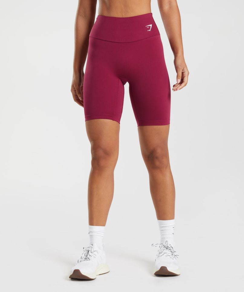 Gymshark Sport Cycling Kurze Hose Damen Fuchsie | 68153XECT