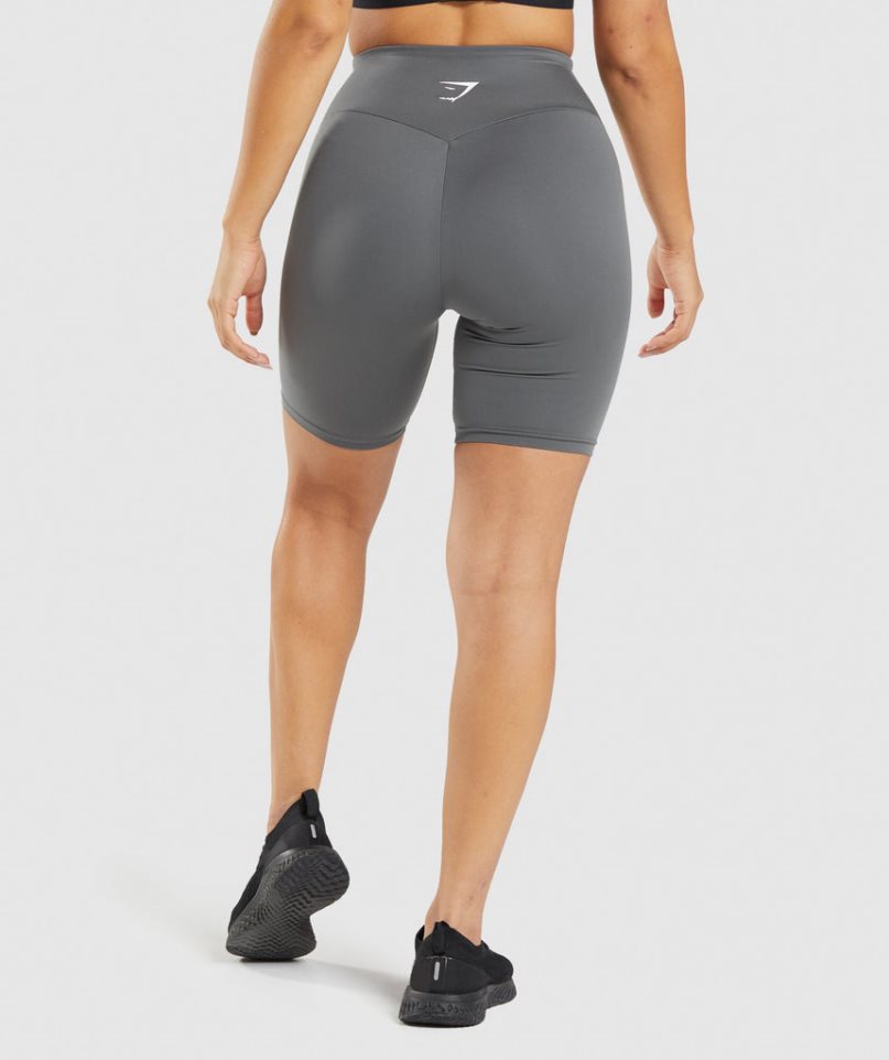 Gymshark Sport Cycling Kurze Hose Damen Grau | 74621OLQK