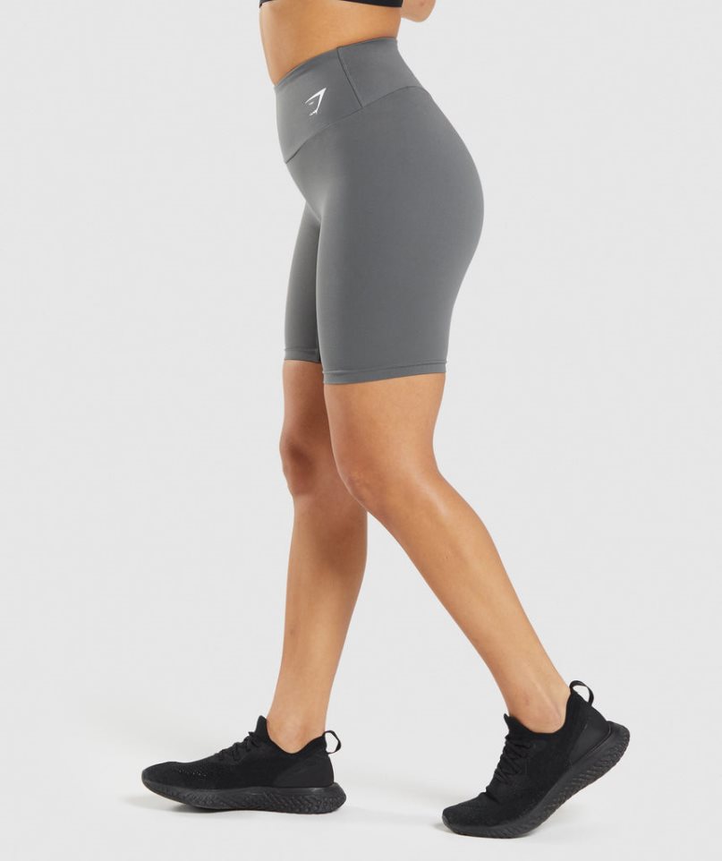 Gymshark Sport Cycling Kurze Hose Damen Grau | 74621OLQK