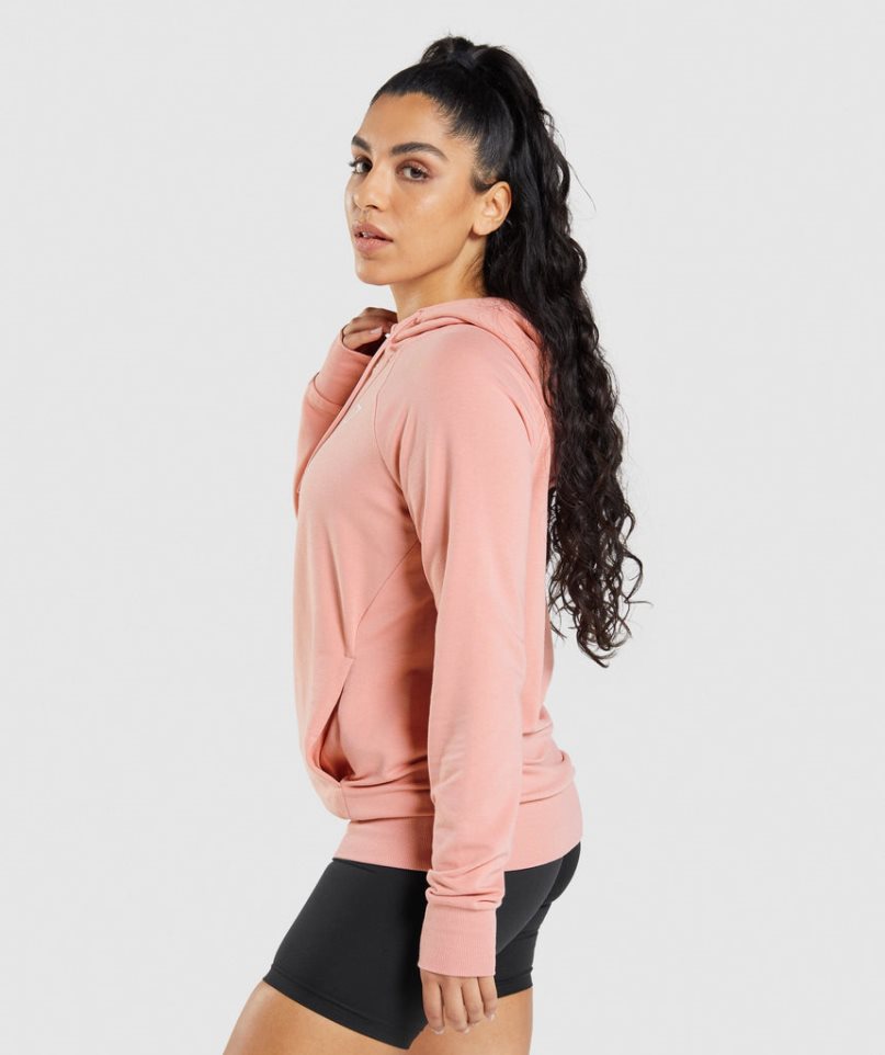 Gymshark Sport Hoodie Damen Rosa | 80793TEPL