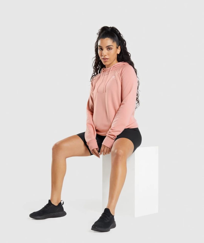 Gymshark Sport Hoodie Damen Rosa | 80793TEPL