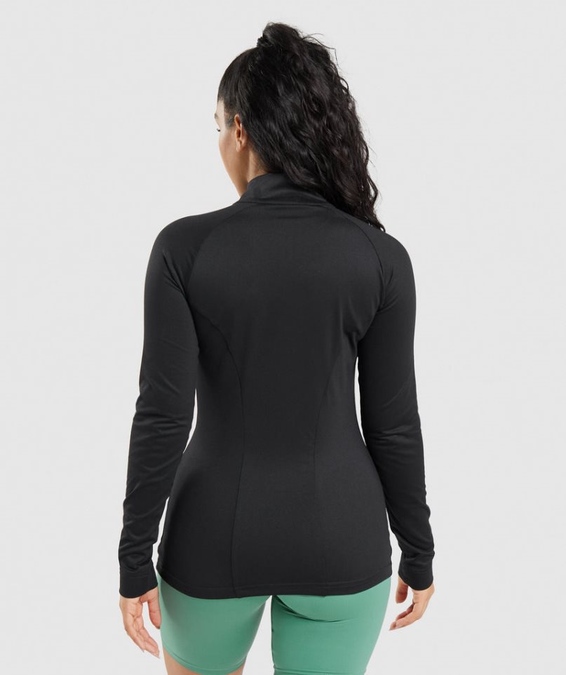 Gymshark Sport Jacke Damen Schwarz | 10578WXUG