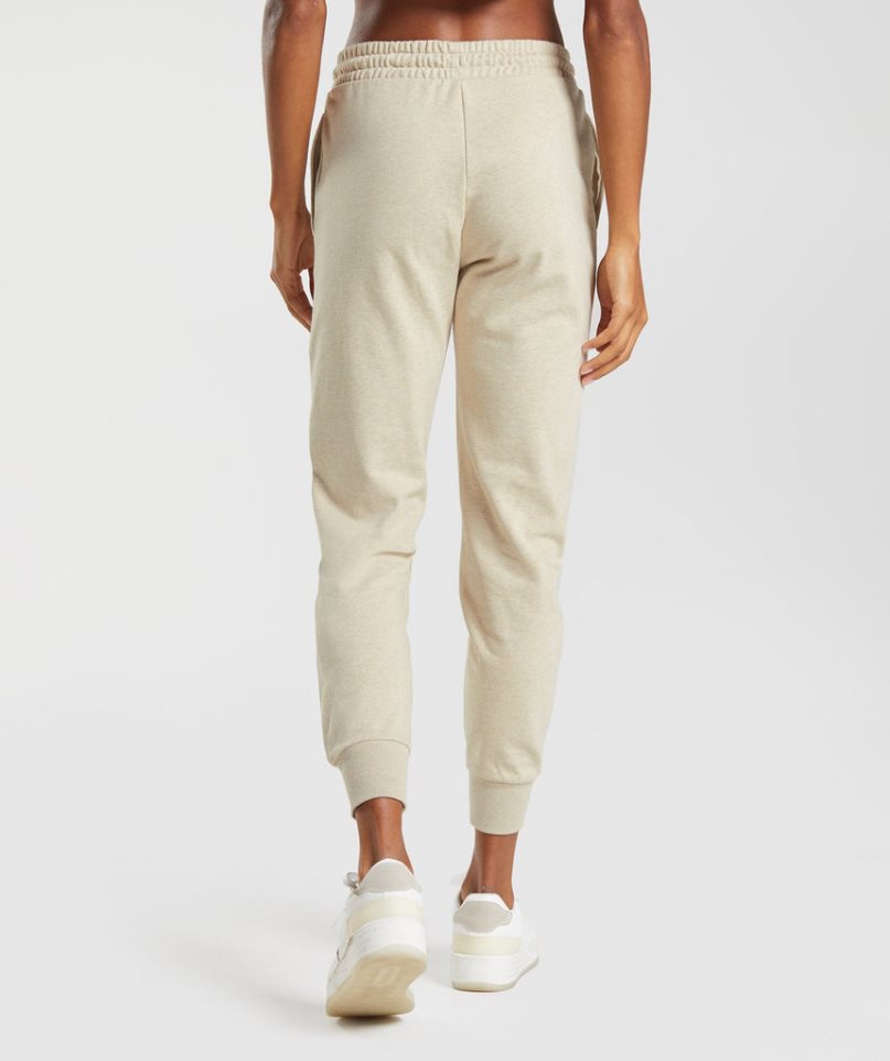 Gymshark Sport Jogginghose Damen Beige | 91740QWIM