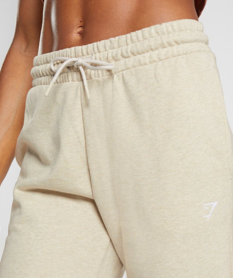 Gymshark Sport Jogginghose Damen Beige | 91740QWIM