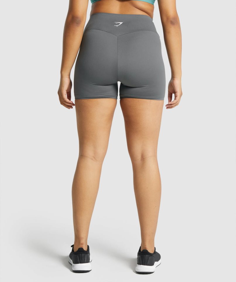 Gymshark Sport Kurze Hose Damen Grau | 78039GTRZ