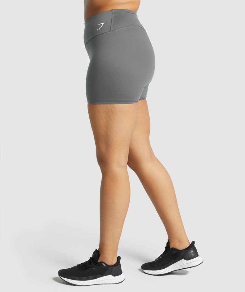 Gymshark Sport Kurze Hose Damen Grau | 78039GTRZ