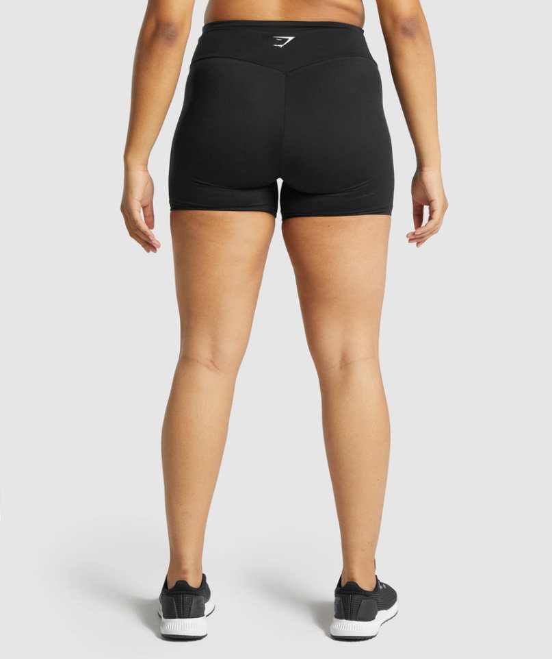 Gymshark Sport Kurze Hose Damen Schwarz | 97052CNRZ