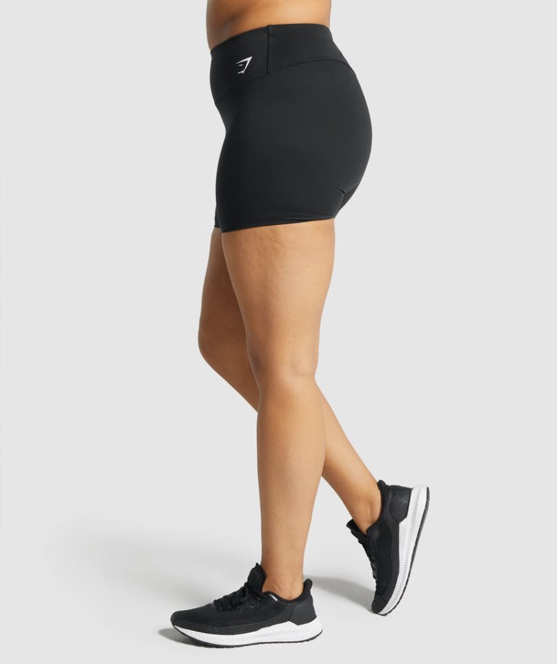 Gymshark Sport Kurze Hose Damen Schwarz | 97052CNRZ