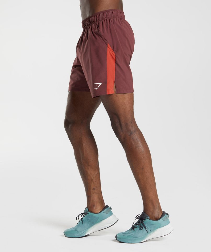 Gymshark Sport Kurze Hose Herren Bordeaux | 17469JVCI