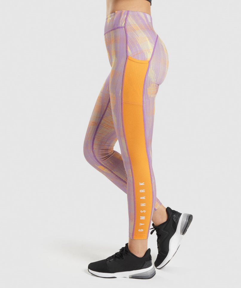 Gymshark Sport Leggings Damen Mehrfarbig | 16932YMCQ