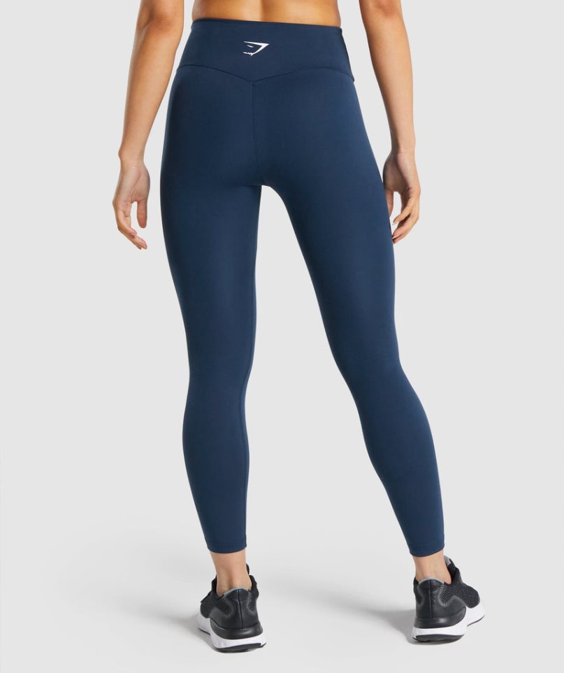 Gymshark Sport Leggings Damen Navy | 31524MFXY