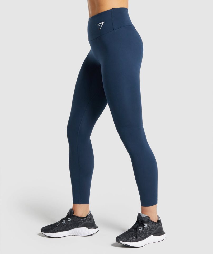 Gymshark Sport Leggings Damen Navy | 31524MFXY