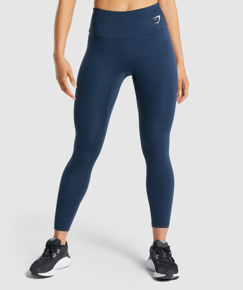 Gymshark Sport Leggings Damen Navy | 31524MFXY