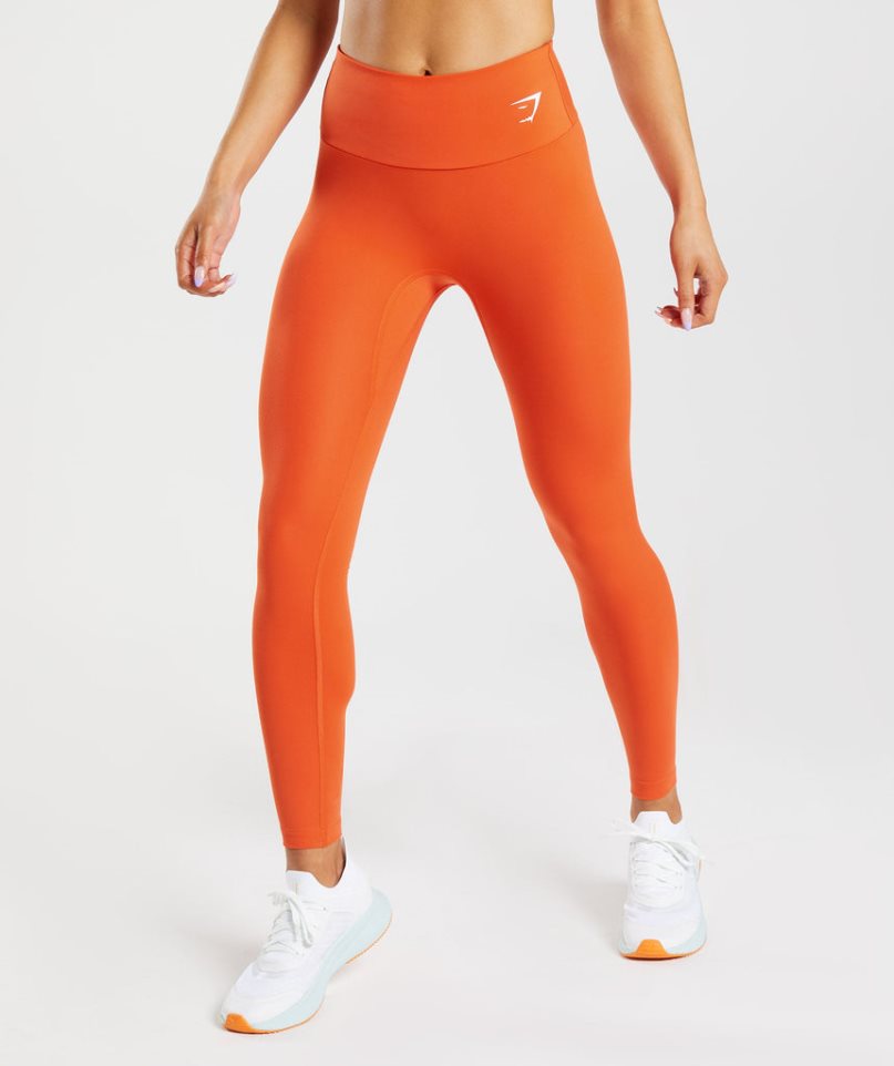 Gymshark Sport Leggings Damen Orange | 95617MTZL