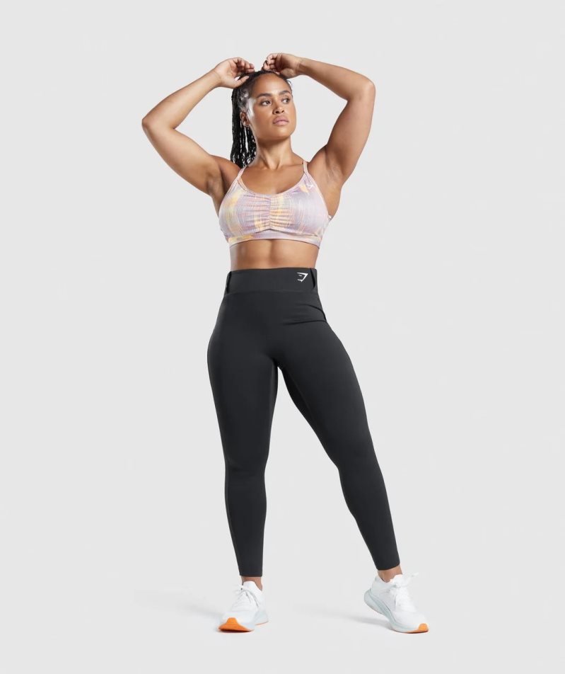 Gymshark Sport Leggings Damen Schwarz | 08267MUOA