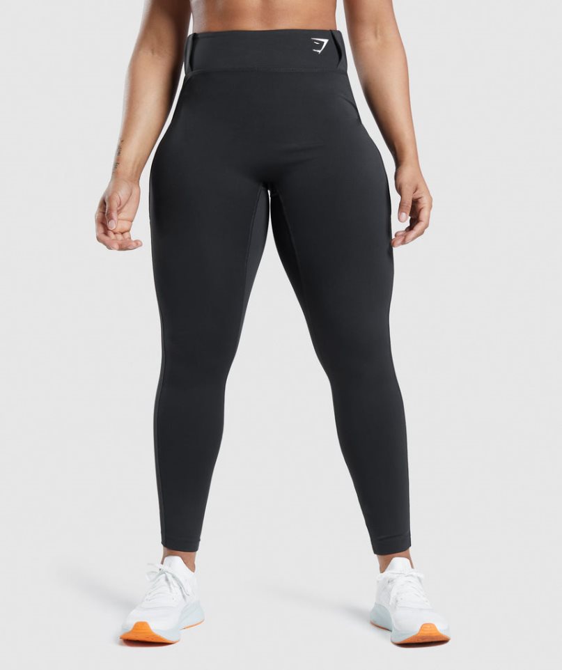 Gymshark Sport Leggings Damen Schwarz | 08267MUOA