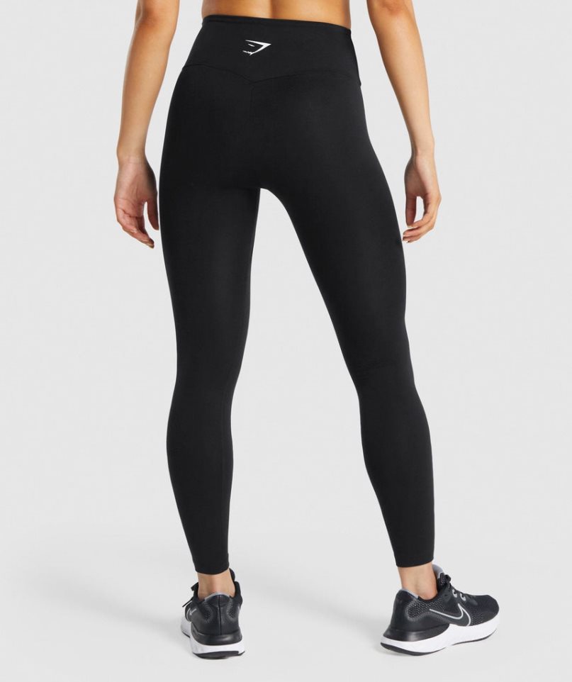 Gymshark Sport Leggings Damen Schwarz | 86907OUKS