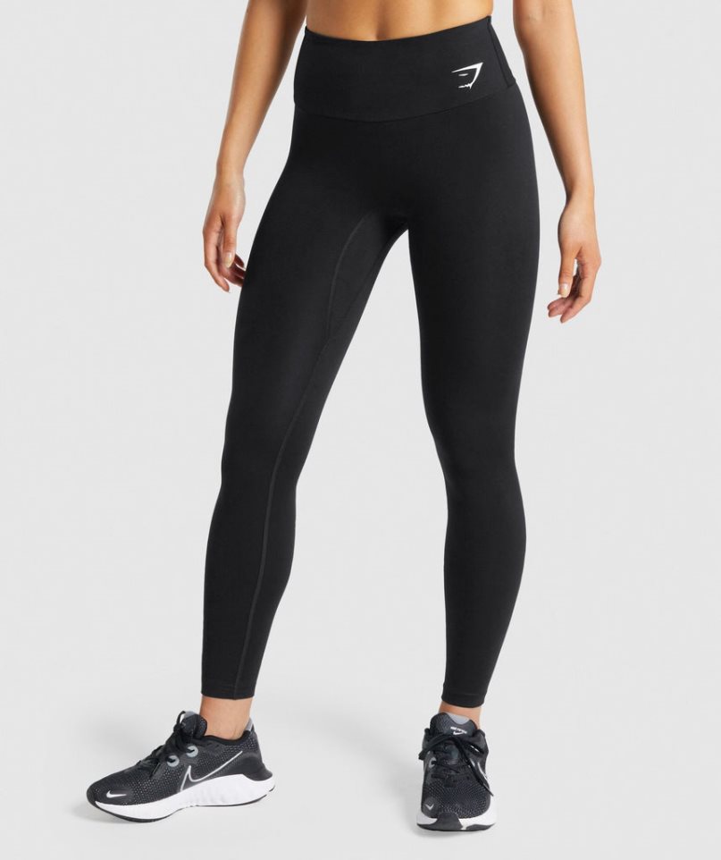 Gymshark Sport Leggings Damen Schwarz | 86907OUKS