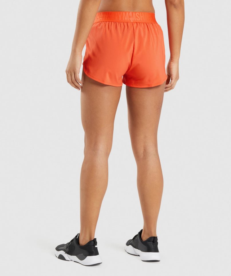 Gymshark Sport Loose Fit Kurze Hose Damen Orange | 56289SXDB