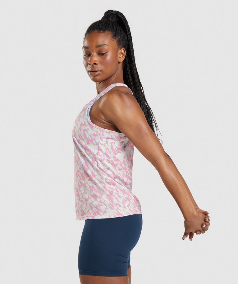 Gymshark Sport Muskelshirt Damen Rosa | 24985USOT