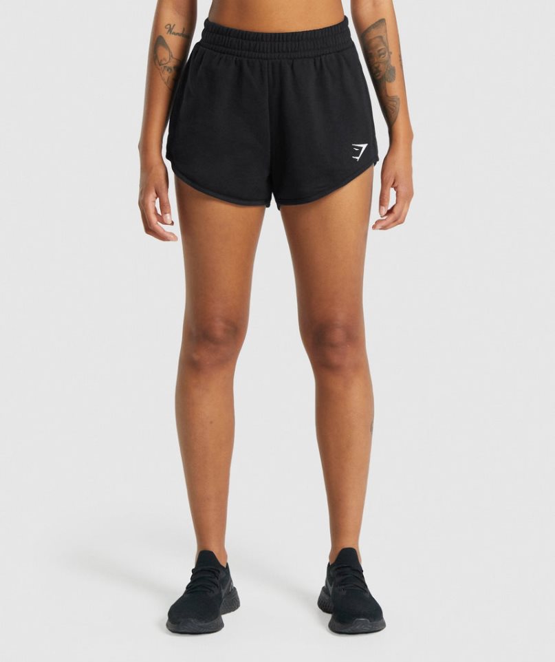 Gymshark Sport Sweat Kurze Hose Damen Schwarz | 51089OWVZ