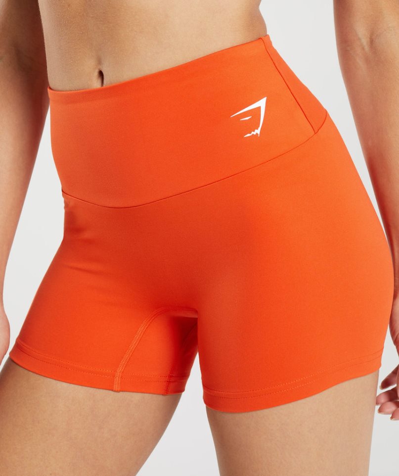 Gymshark Sport Tight Kurze Hose Damen Orange | 36102YGPX