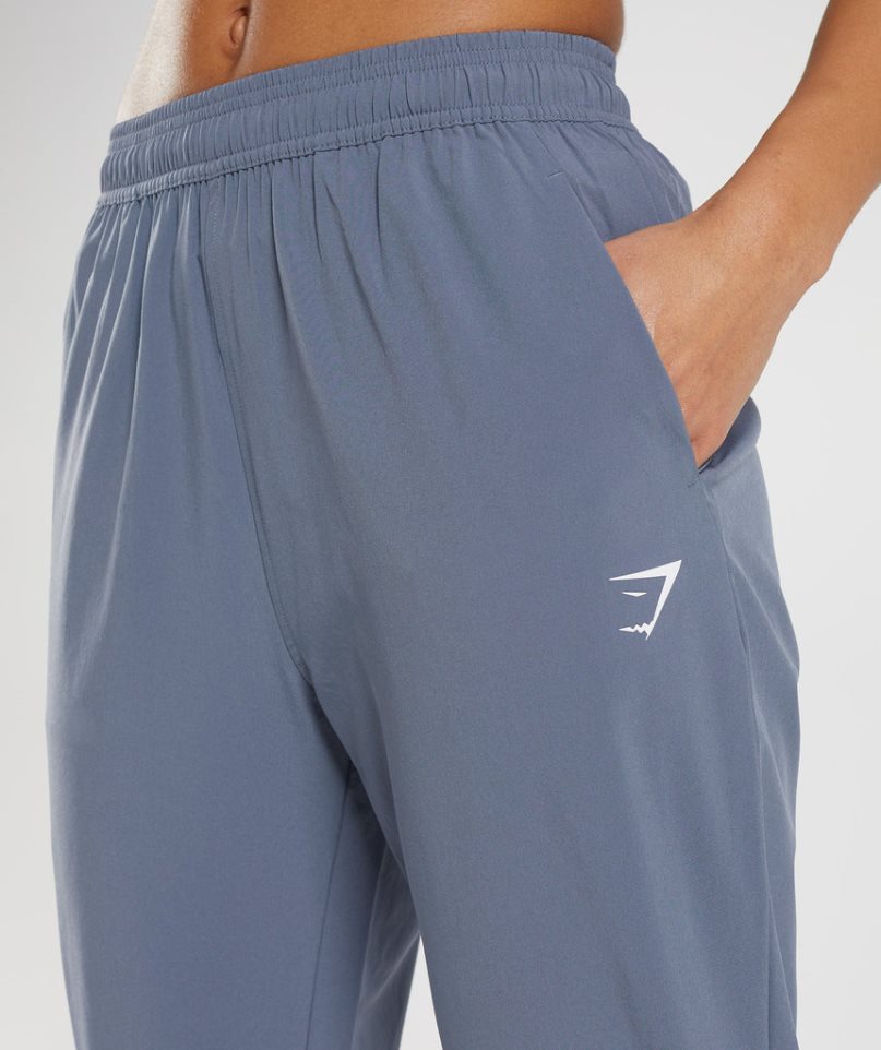 Gymshark Sport Woven Jogginghose Damen Blau | 94321QKPC