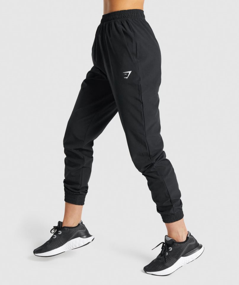 Gymshark Sport Woven Jogginghose Damen Schwarz | 70943VAHK