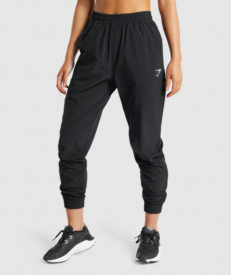 Gymshark Sport Woven Jogginghose Damen Schwarz | 70943VAHK