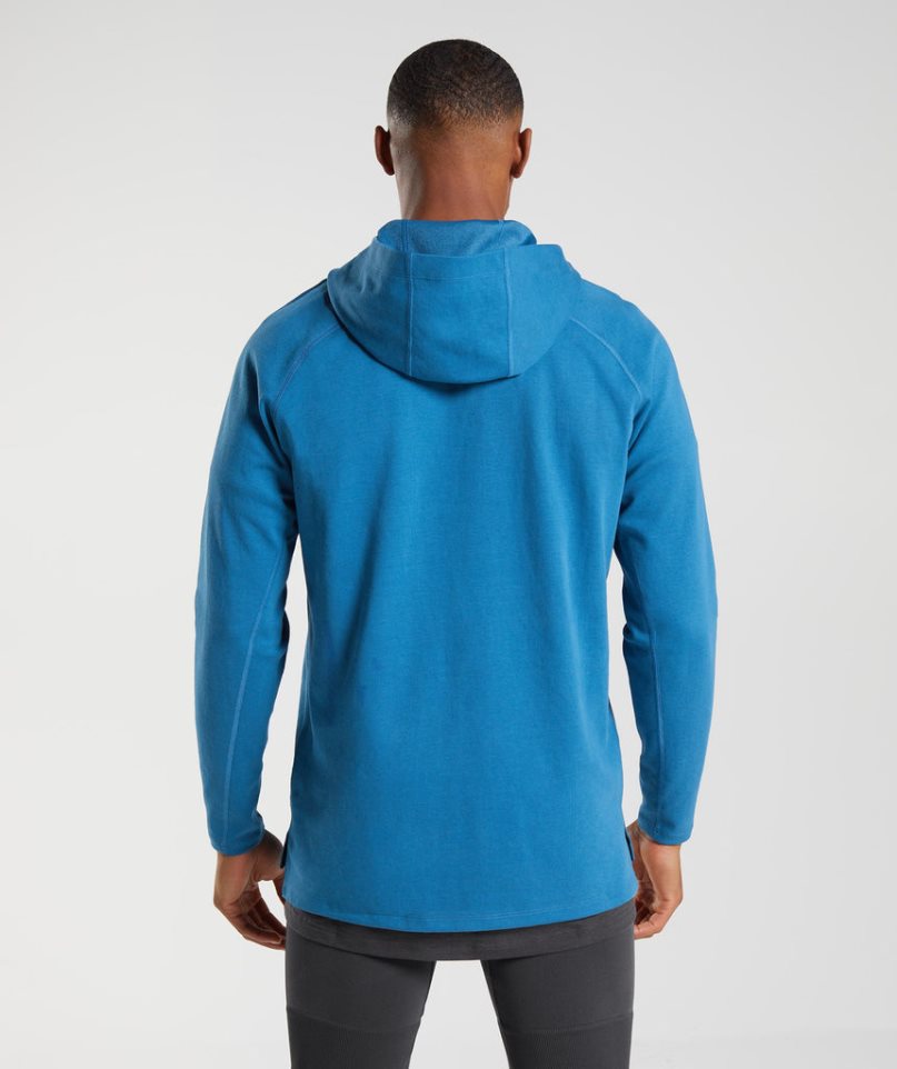 Gymshark Studio Hoodie Herren Blau | 68721LRVX