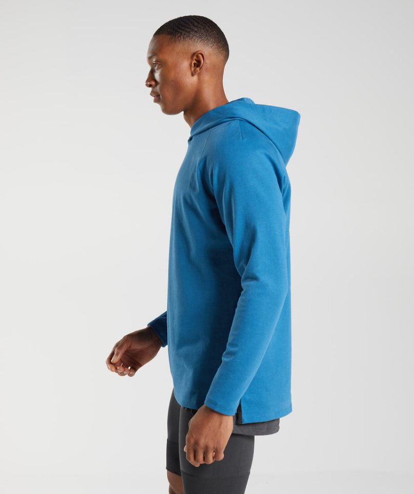 Gymshark Studio Hoodie Herren Blau | 68721LRVX