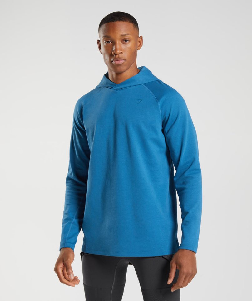 Gymshark Studio Hoodie Herren Blau | 68721LRVX