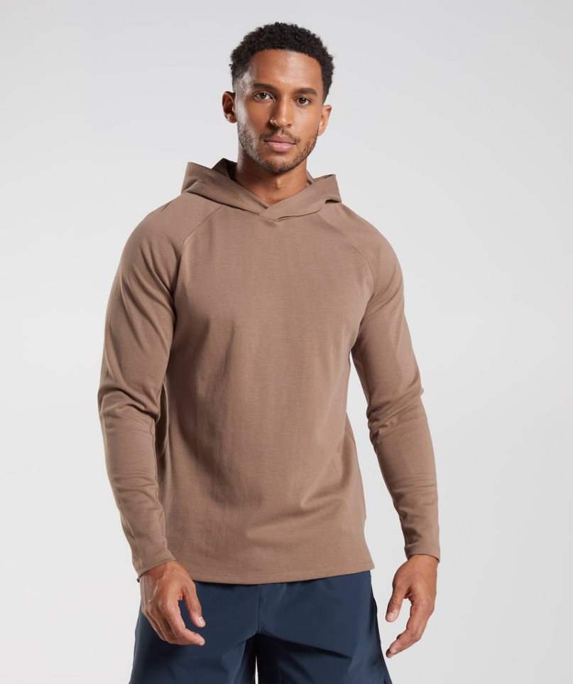 Gymshark Studio Hoodie Herren Braun | 36285VBDF