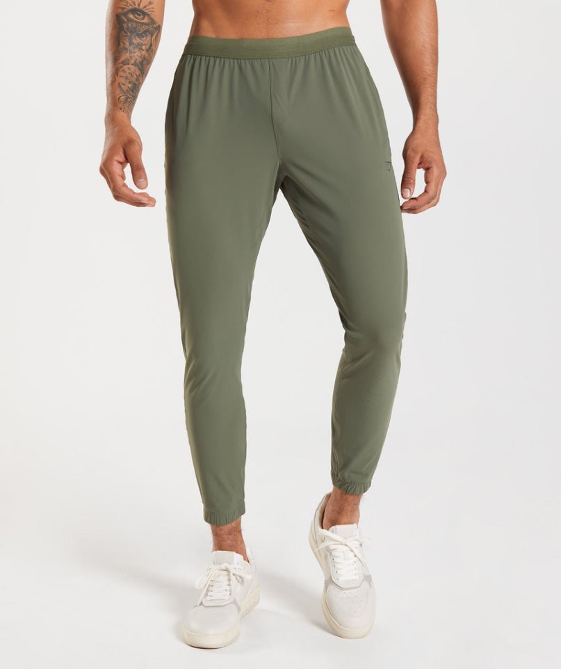 Gymshark Studio Jogginghose Herren Olivgrün | 17039XEQS